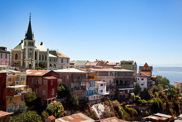 Viewed on Cerro Concepcion, Valparaiso historic World Heritage of UNESCO